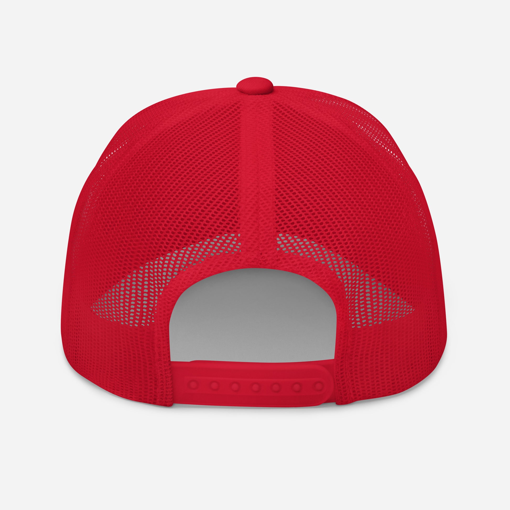 Inner Strength Snap Back Trucker Hat - Red with White Mesh – Inner Strength  Products
